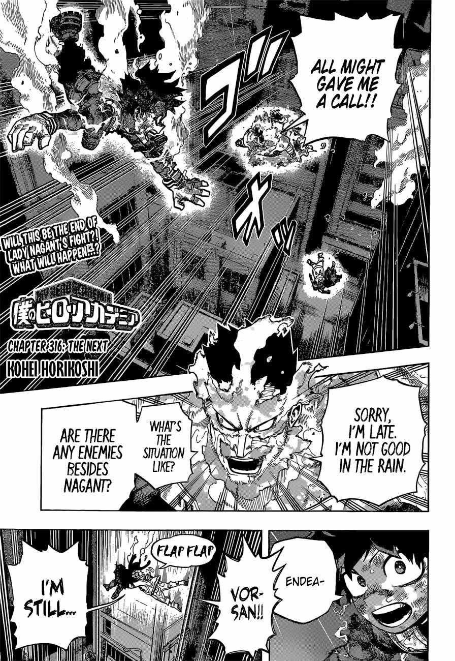 My Hero Academia Chapter 316 - Page 1