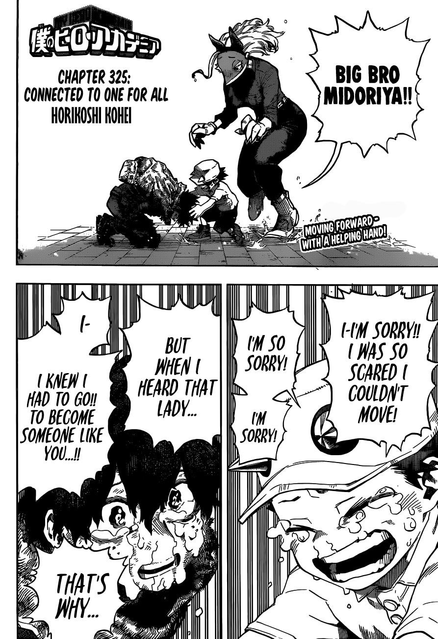 My Hero Academia Chapter 325 - Page 2