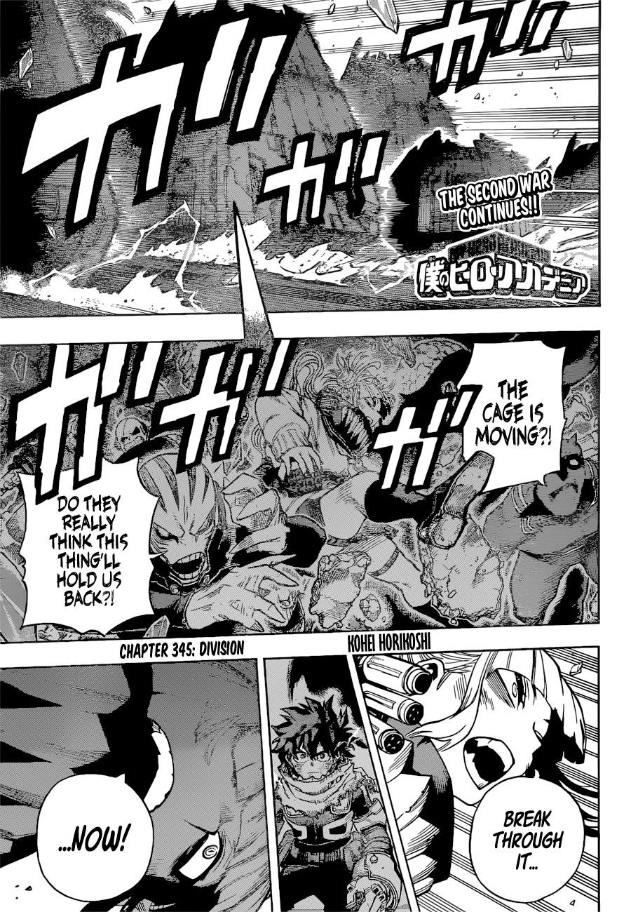 My Hero Academia Chapter 345 - Page 1