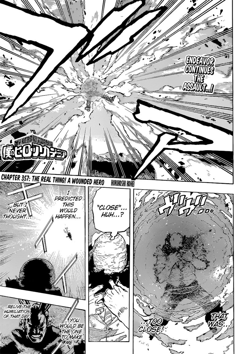 My Hero Academia Chapter 357 - Page 1