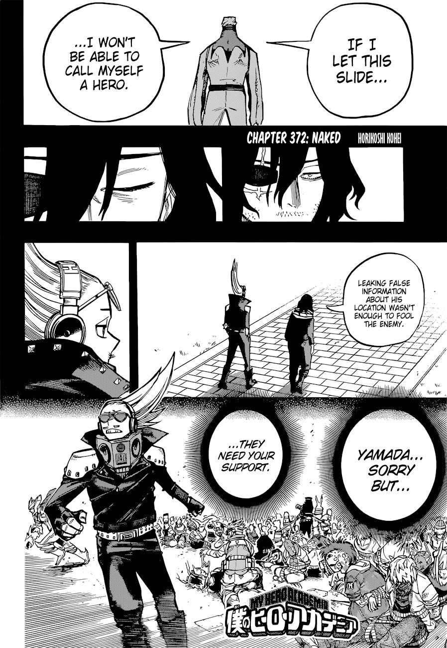 My Hero Academia Chapter 372 - Page 2