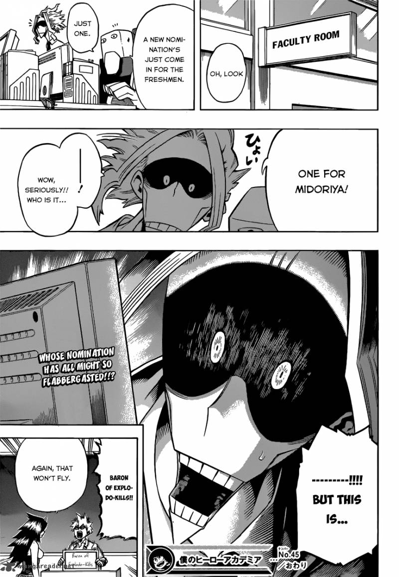 My Hero Academia Chapter 45 - Page 20