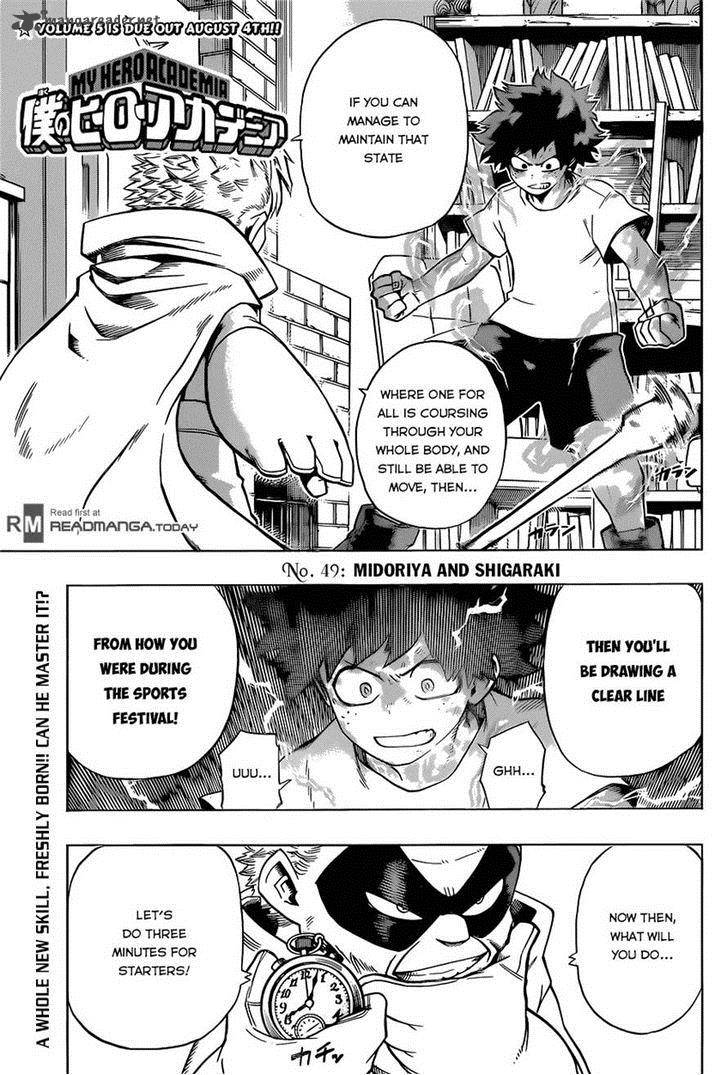 My Hero Academia Chapter 49 - Page 1