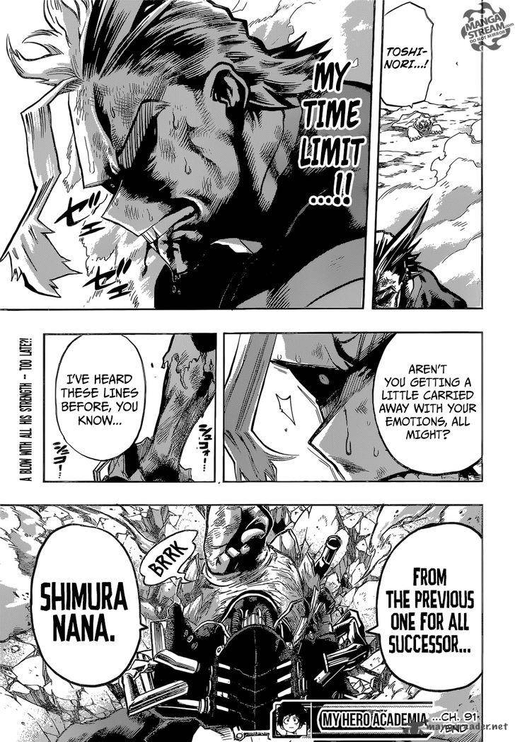 My Hero Academia Chapter 91 - Page 20