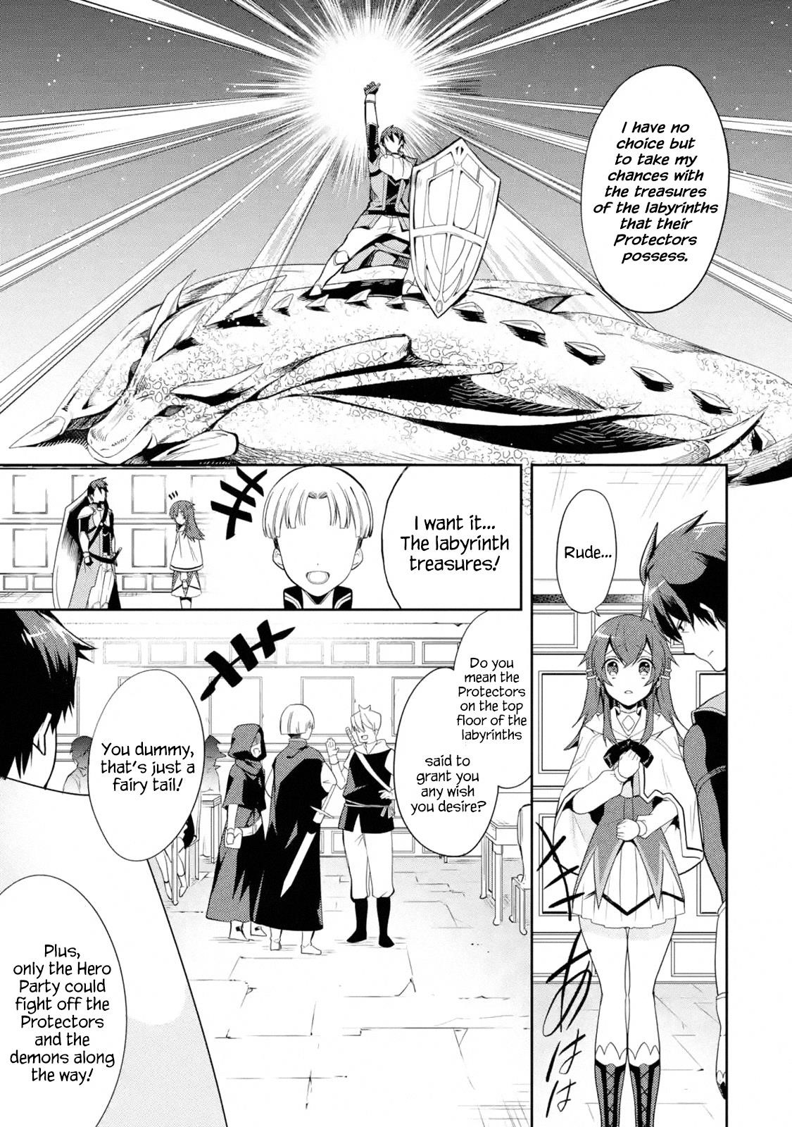 The Labyrinth Raids Of The Ultimate Tank ~The Tank Possessing A Rare 9,999 Endurance Skill Was Expelled From The Hero Party~ Chapter 1.1 - Page 6