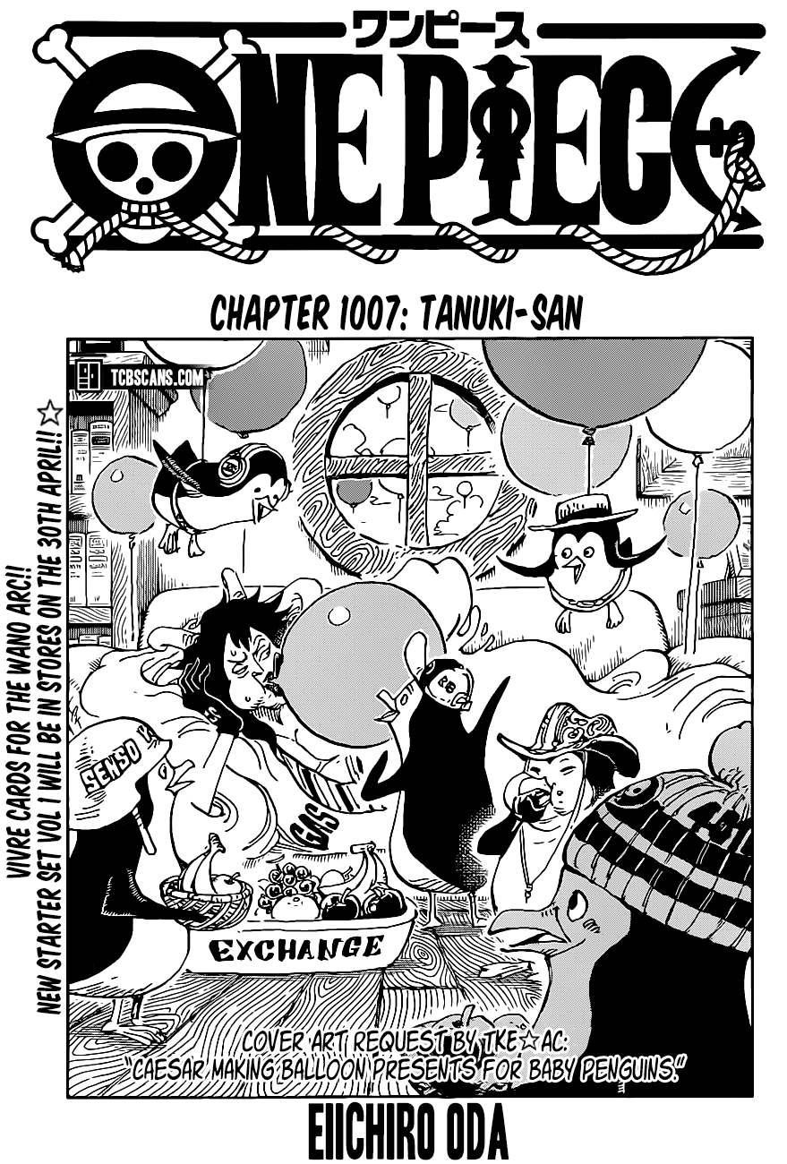 One Piece Chapter 1007 - Page 1