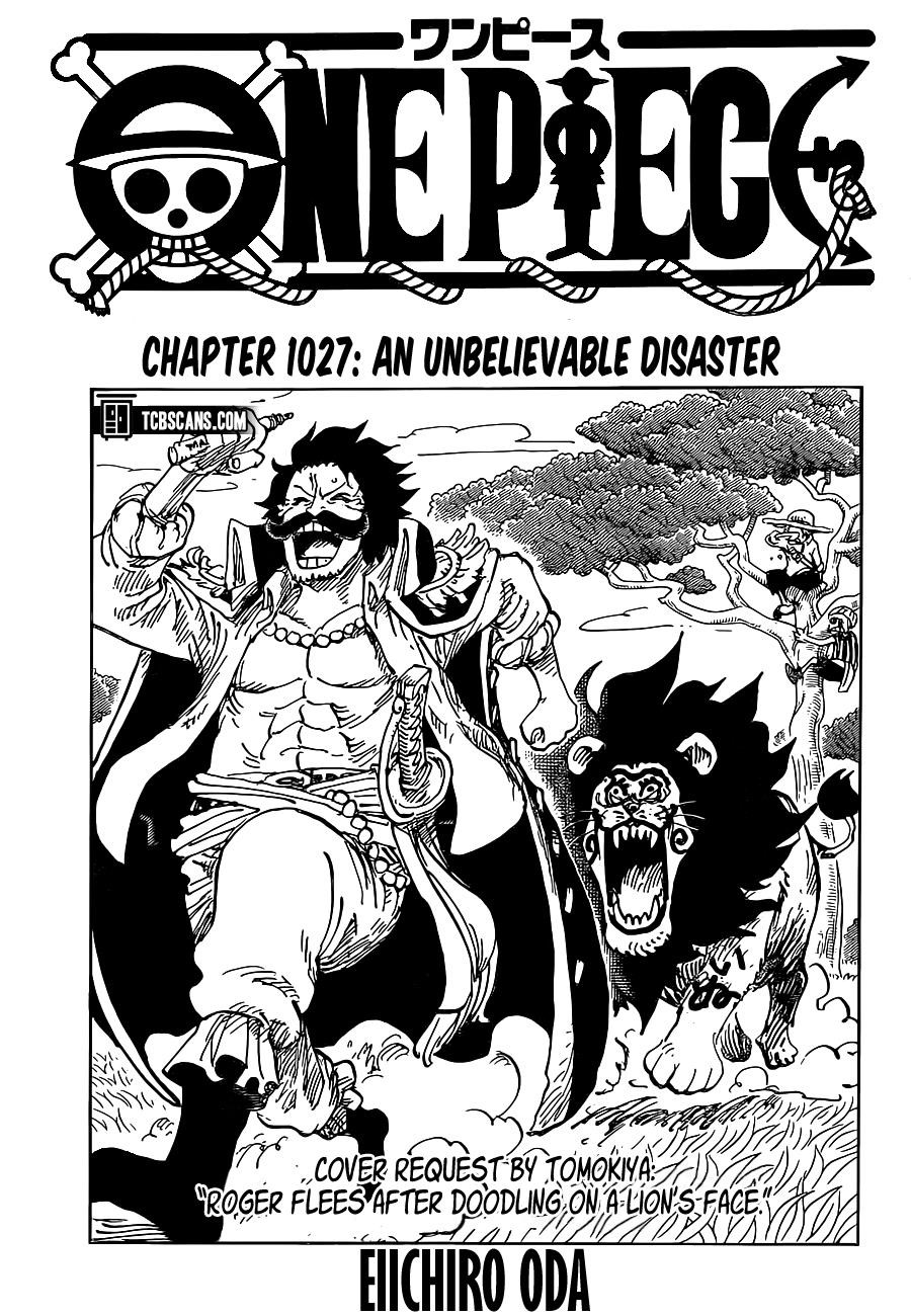 One Piece Chapter 1027 - Page 1