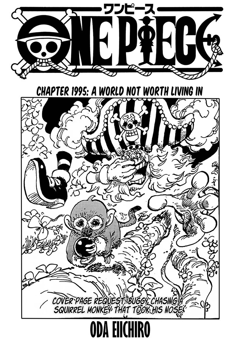 One Piece Chapter 1095 - Page 1