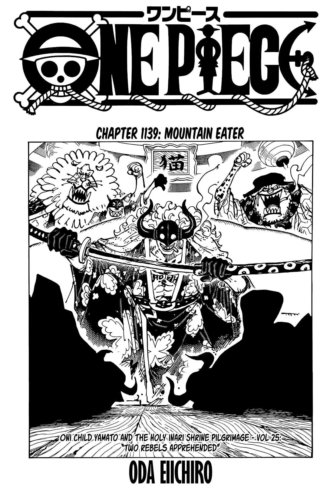 One Piece Chapter 1139 - Page 1