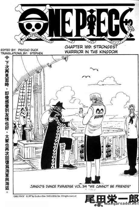 One Piece Chapter 169 - Page 1