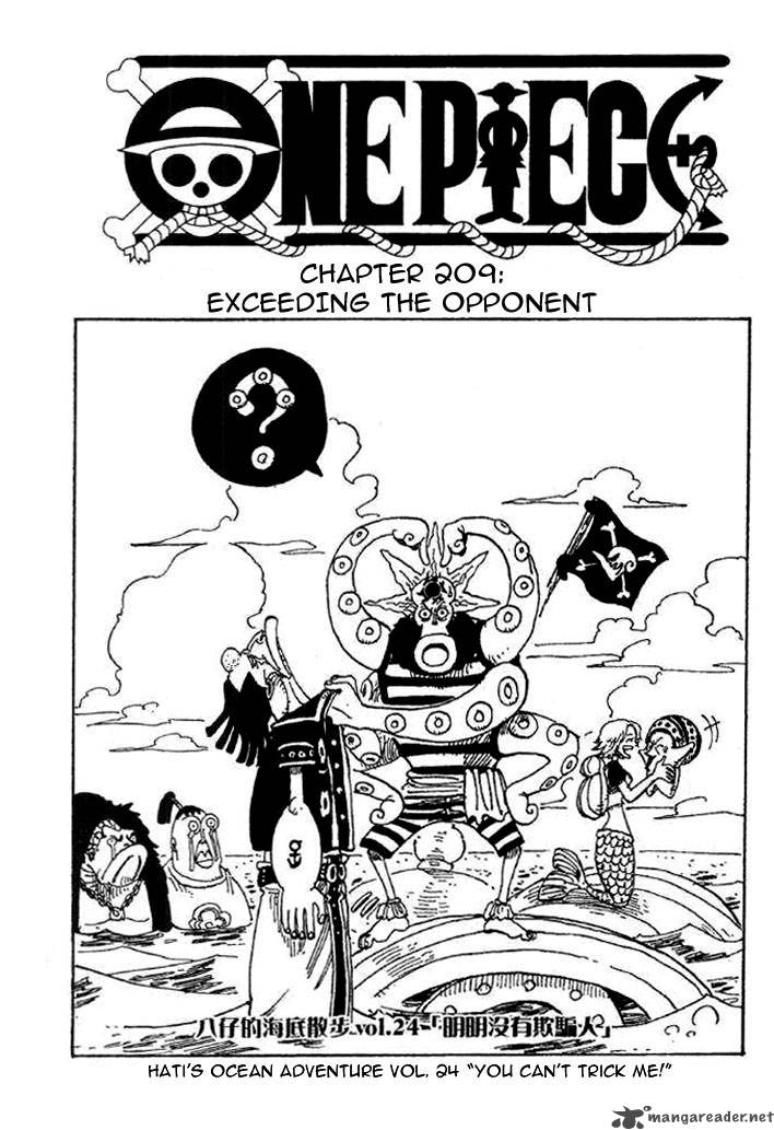 One Piece Chapter 209 - Page 1