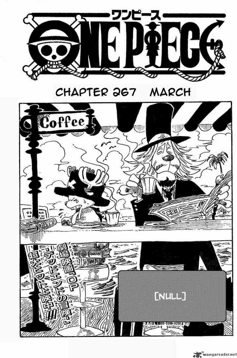 One Piece Chapter 267 - Page 1