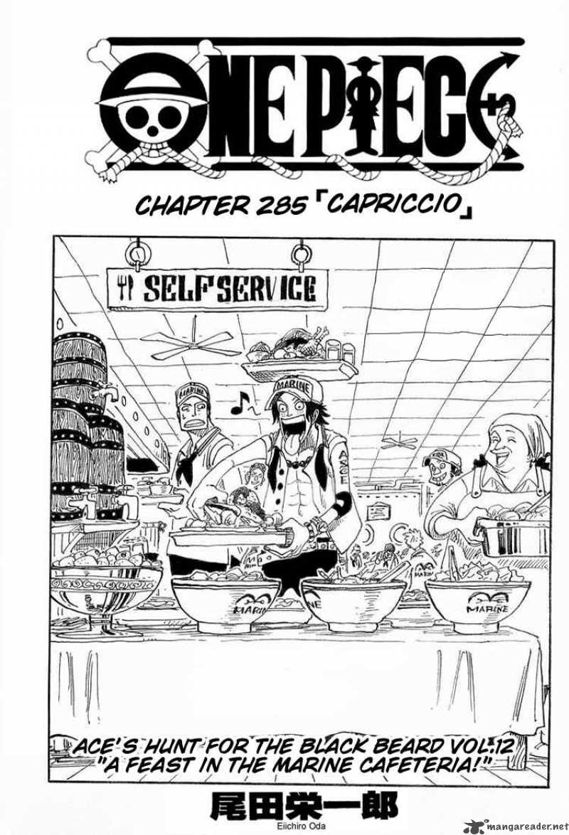 One Piece Chapter 285 - Page 1