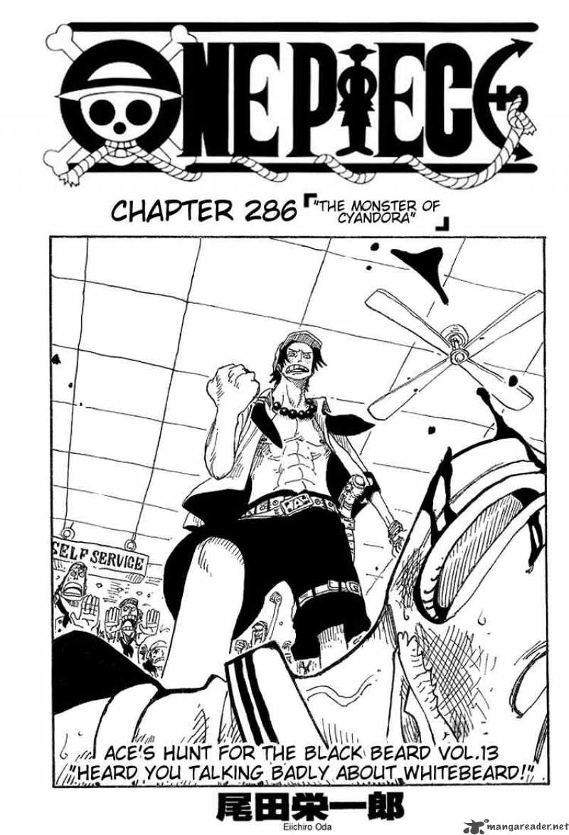 One Piece Chapter 286 - Page 1