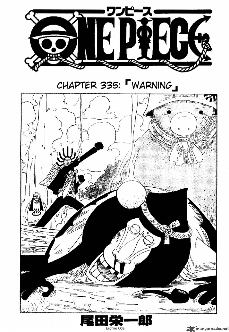 One Piece Chapter 335 - Page 1