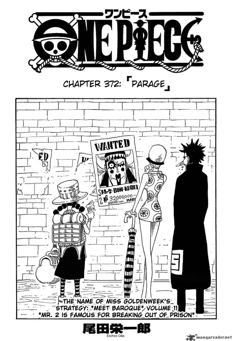 One Piece Chapter 372 - Page 1