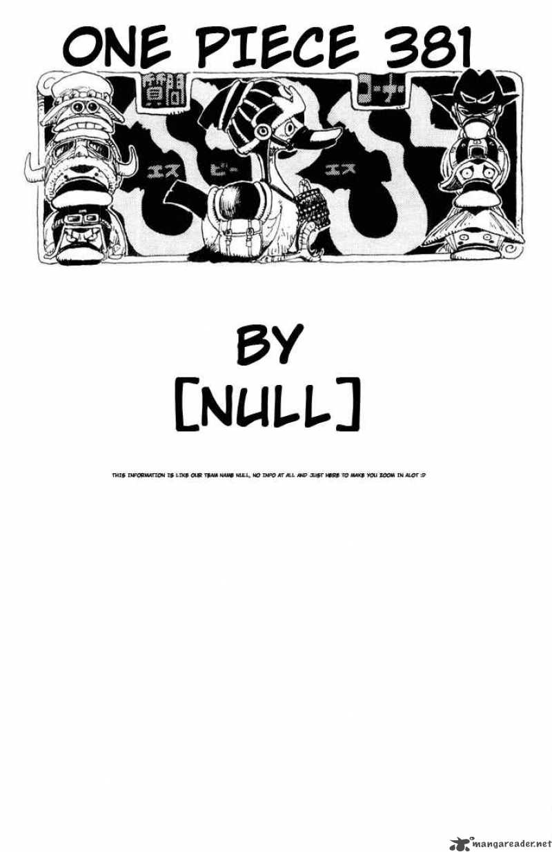 One Piece Chapter 381 - Page 19