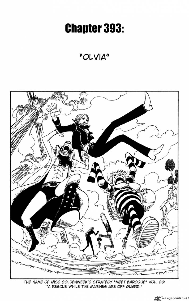 One Piece Chapter 393 - Page 1