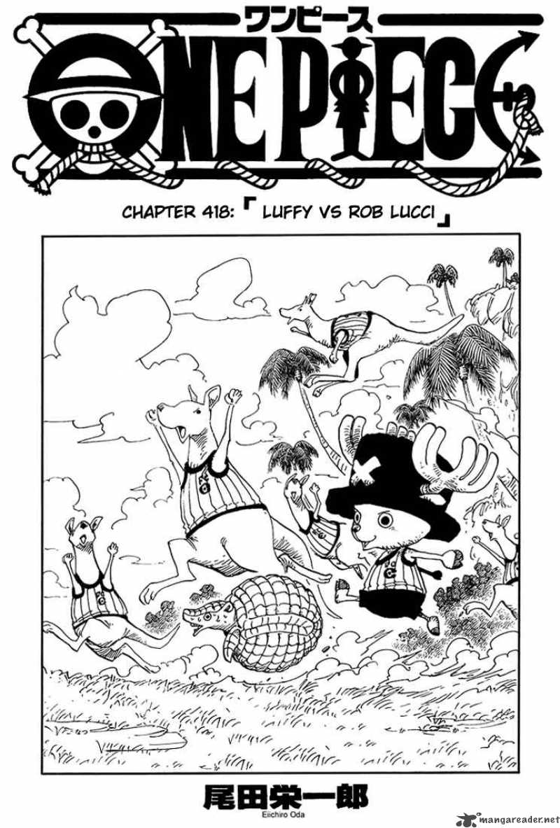 One Piece Chapter 418 - Page 1