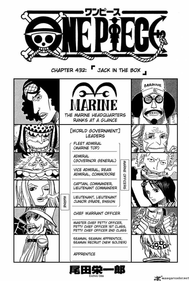 One Piece Chapter 432 - Page 1