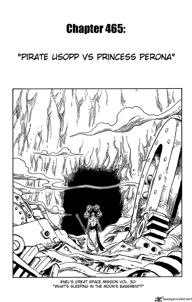 One Piece Chapter 465 - Page 1