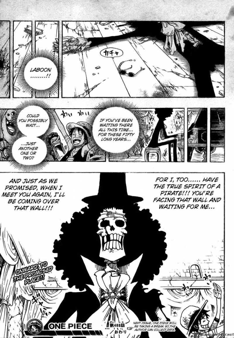 One Piece Chapter 488 - Page 20