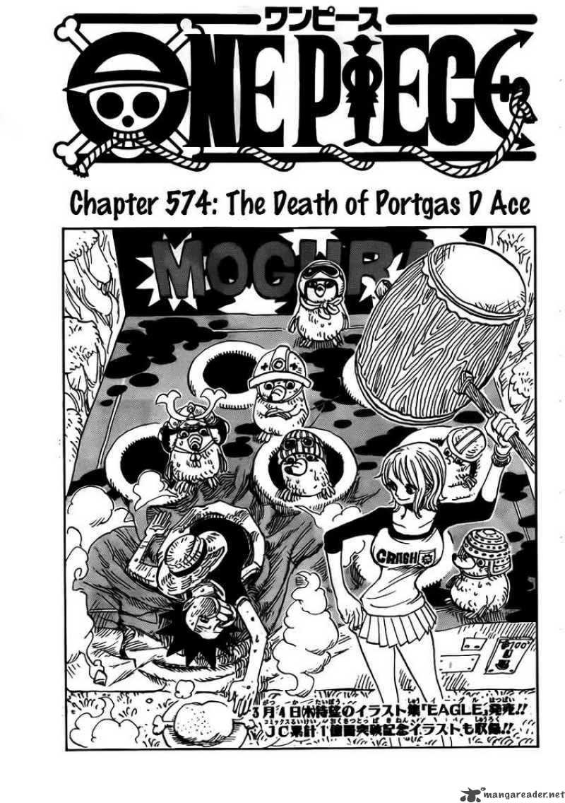 One Piece Chapter 574 - Page 1