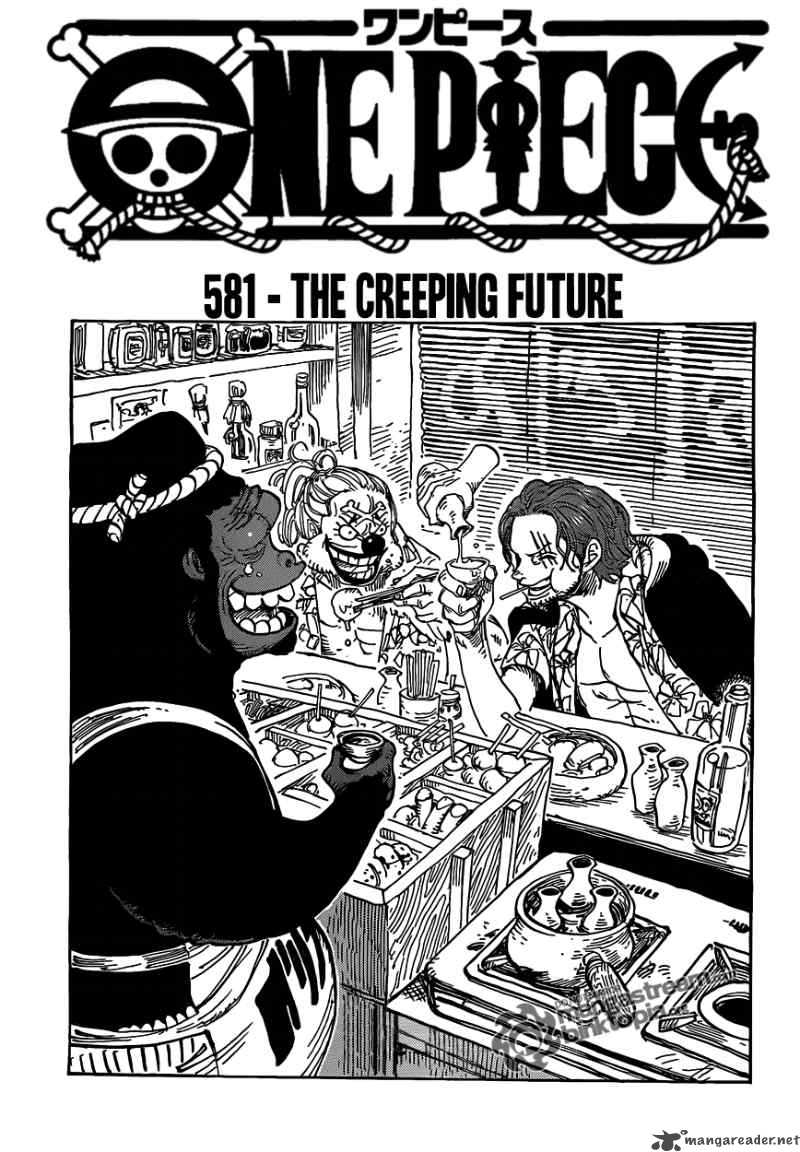 One Piece Chapter 581 - Page 1