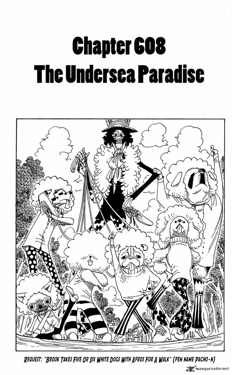 One Piece Chapter 608 - Page 1