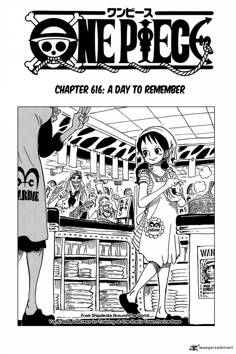 One Piece Chapter 616 - Page 1