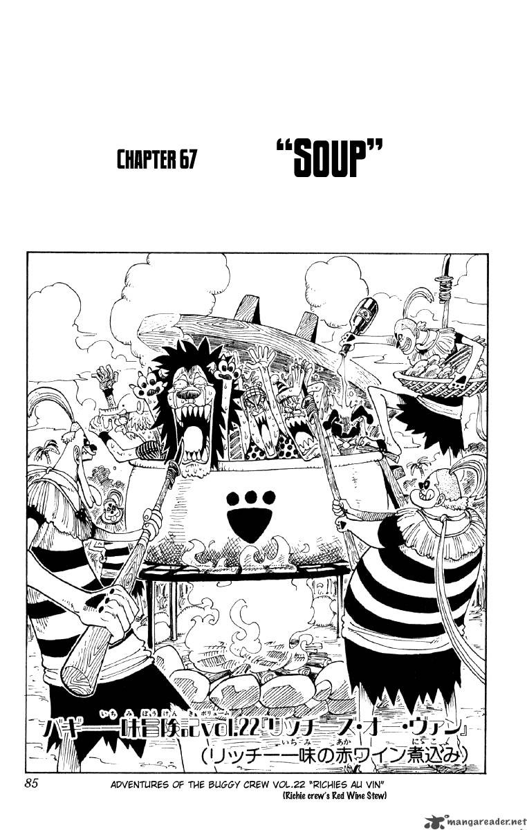 One Piece Chapter 67 - Page 1