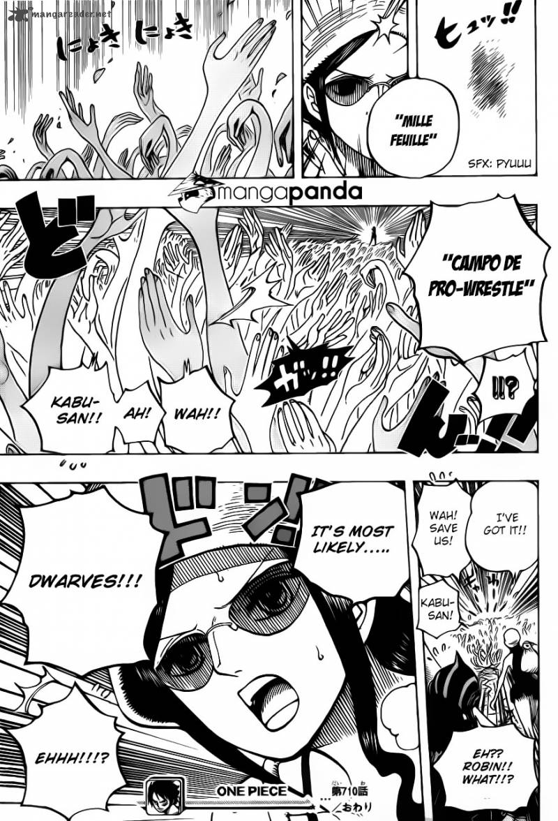 One Piece Chapter 710 - Page 18