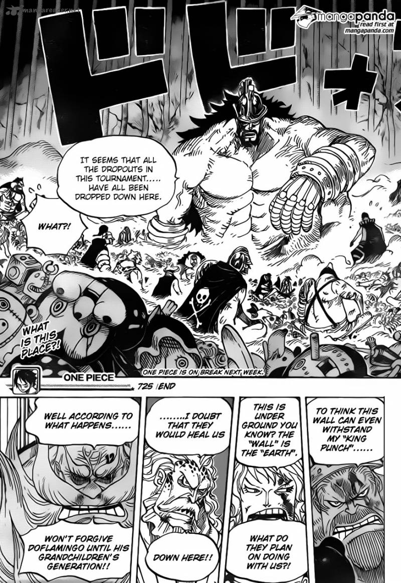 One Piece Chapter 725 - Page 19