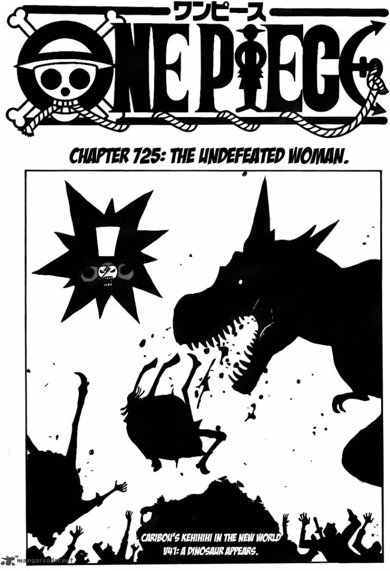 One Piece Chapter 725 - Page 3