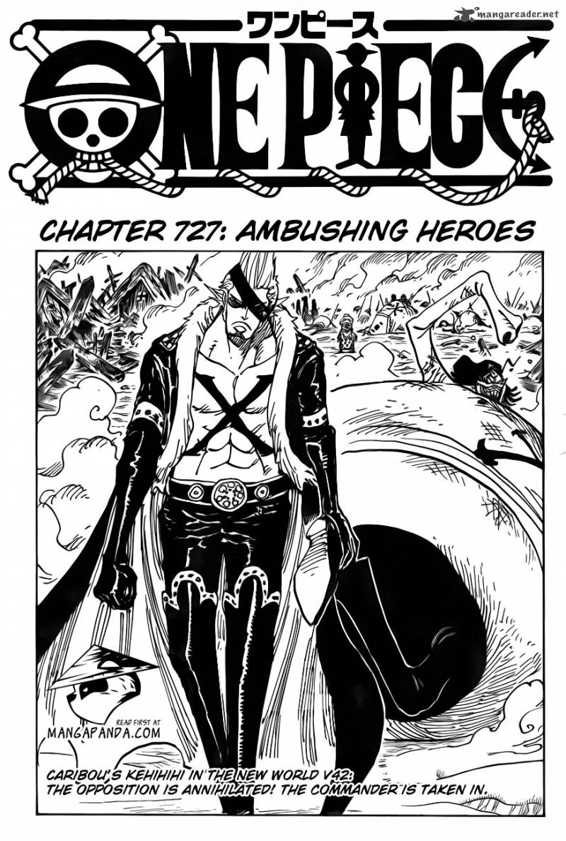 One Piece Chapter 727 - Page 3