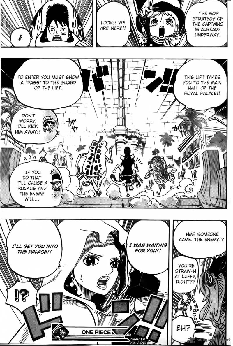 One Piece Chapter 734 - Page 20