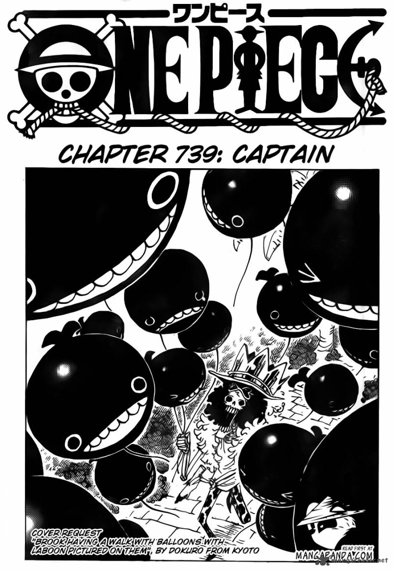 One Piece Chapter 739 - Page 3