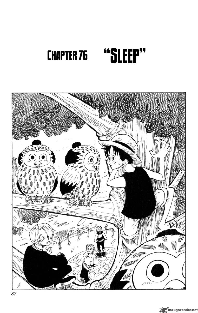 One Piece Chapter 76 - Page 1