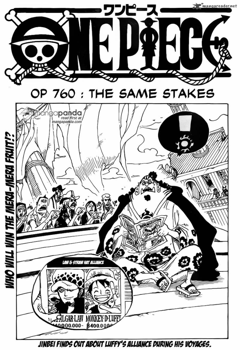 One Piece Chapter 760 - Page 1