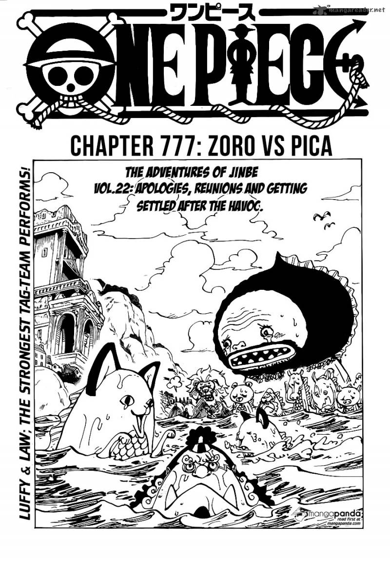 One Piece Chapter 777 - Page 1