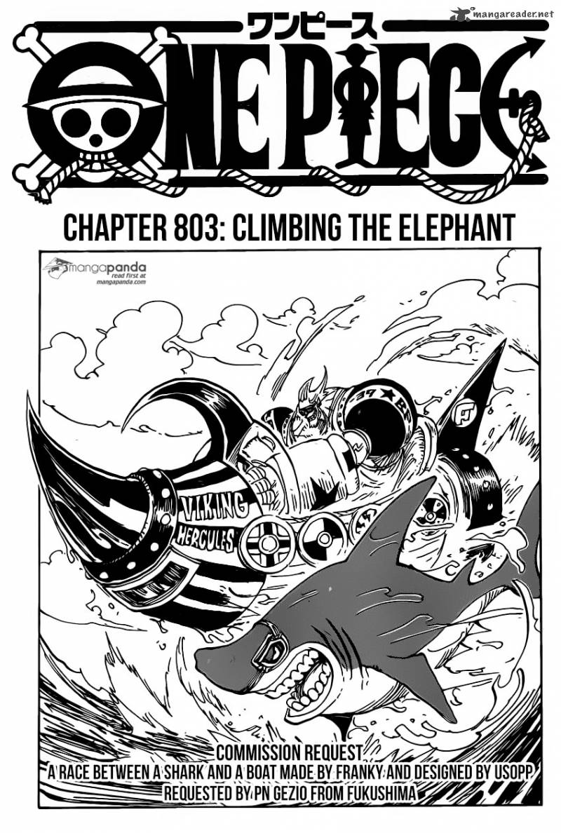 One Piece Chapter 803 - Page 1