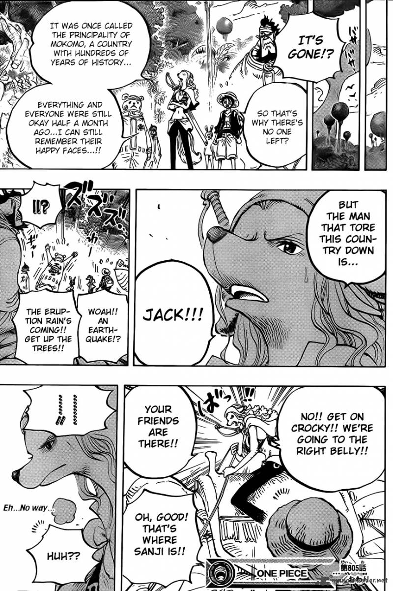 One Piece Chapter 805 - Page 16