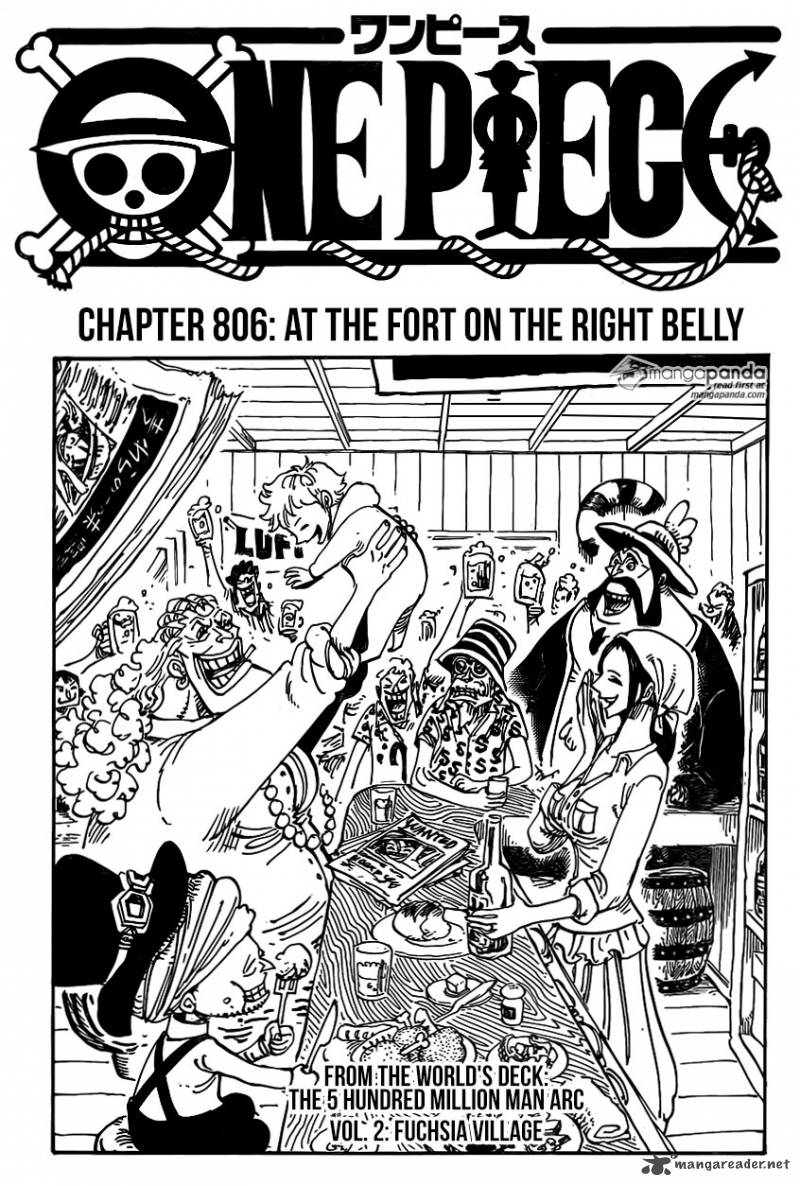 One Piece Chapter 806 - Page 1