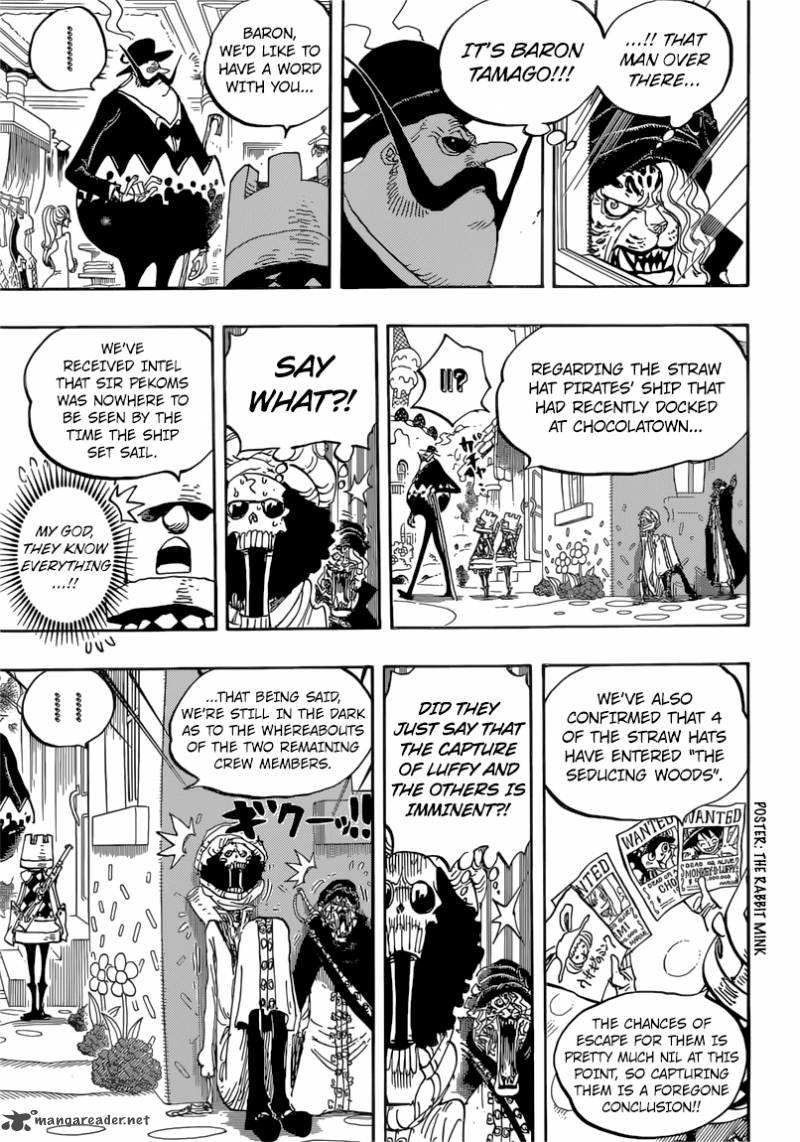 One Piece Chapter 834 - Page 9