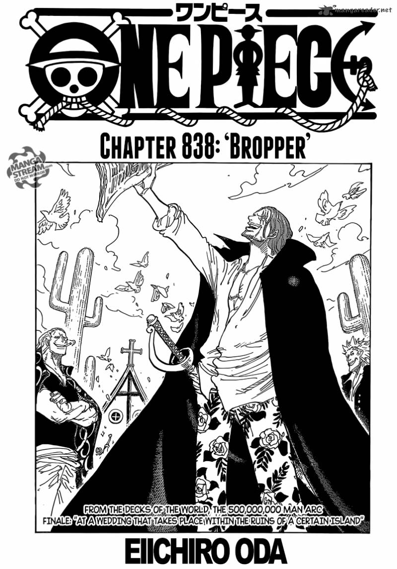 One Piece Chapter 838 - Page 1