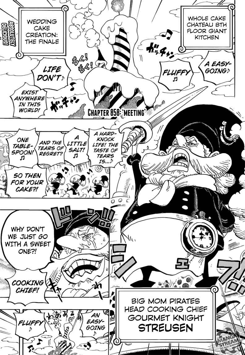 One Piece Chapter 858 - Page 3