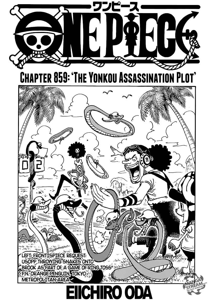 One Piece Chapter 859 - Page 1