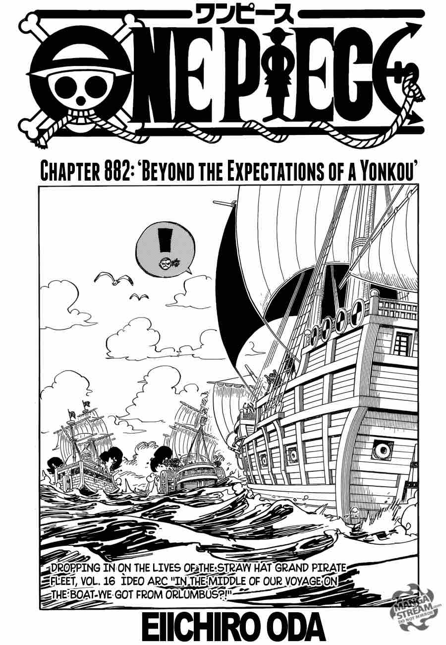 One Piece Chapter 882 - Page 1