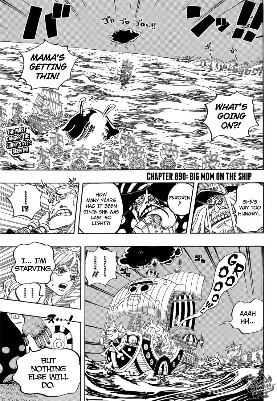 One Piece Chapter 890 - Page 3