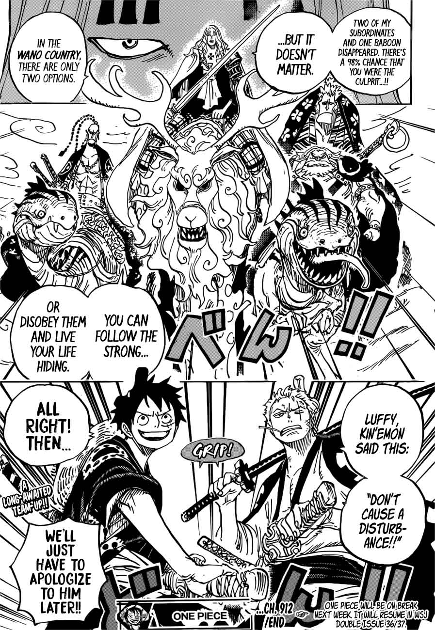 One Piece Chapter 912 - Page 18